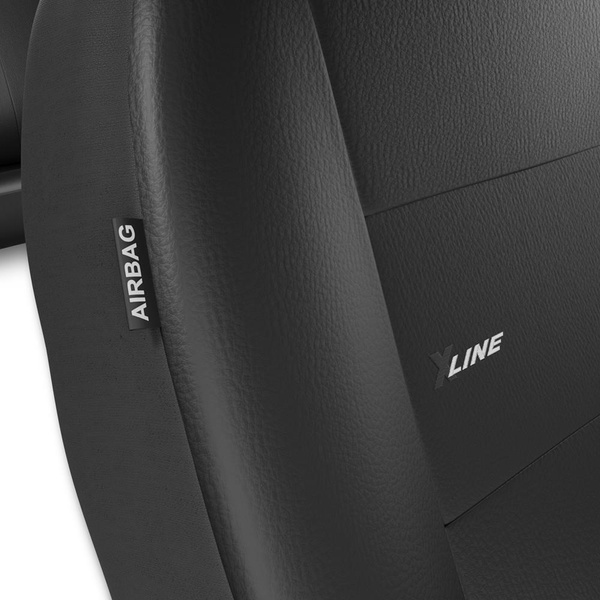 Universella sätesöverdrag till Citroen C5 I, II (2000-2017) - svart