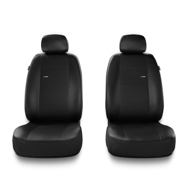 Universella sätesöverdrag till Volkswagen Tiguan I, II, III (2007-....) - svart