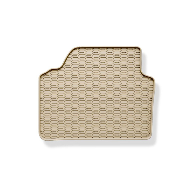 Gummimattor till bil BMW Serie 3 E90, E91 Limousine, Touring (2004-2013) - beige - 4 st.