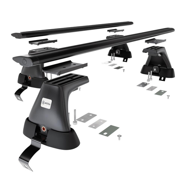 Taklasthållare till Skoda Superb mk II Kombisedan (2008-2015) - svart takräcke - takhållare - utan fästelement - Aluminium