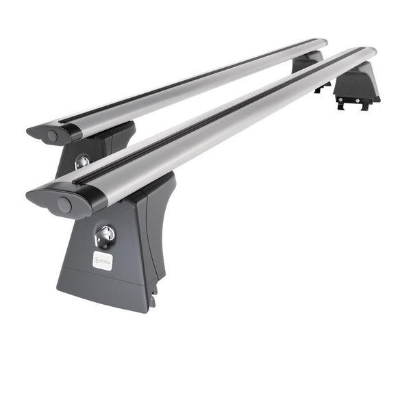 Taklasthållare till Chevrolet Orlando Minibuss (2011-2018) - silver takräcke - takhållare -fästpunkter - Aluminium