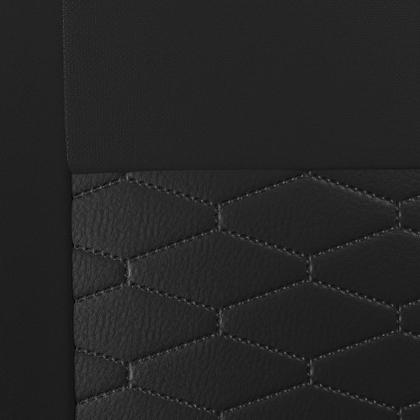 Universella sätesöverdrag till Skoda Superb I, II, III, IV (2001-....) - Typ 3 (svart)