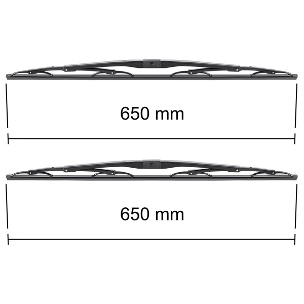Vindrutetorkarblad till Autosan Tramp A0909L Bus (2000-2019) - standard torkarblad