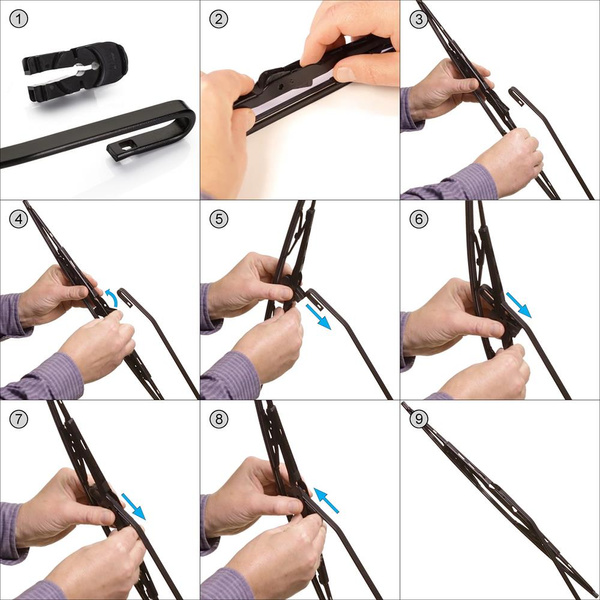 Vindrutetorkarblad till Fiat Brava Kombikupé (10.1995-12.2001) - standard torkarblad