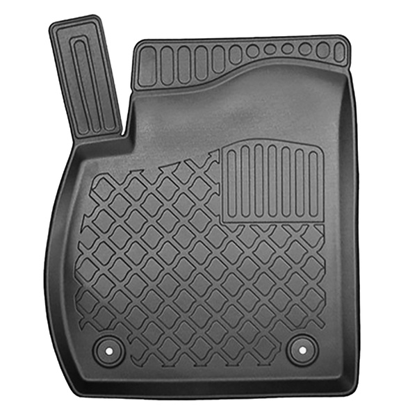 Sats bagagerumsmatta och bilmattor TPE måttillverkade till: Opel Zafira C Minibuss (01.2012-07.2019) - 5/7 platser; tredje raden nedsänkt