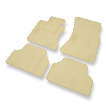 Velourmattor till BMW Serie 5 M5 IV E60 (2005-2010) - beige