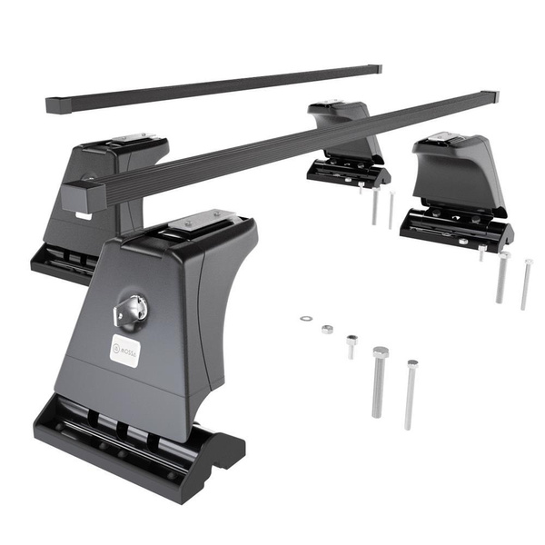 Taklasthållare till Suzuki Kizashi Sedan (2010-2014) - svart takräcke - takhållare - fästpunkter - Stål