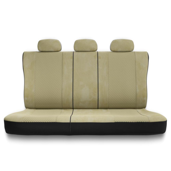 Universella sätesöverdrag till BMW X5 E53, E70, F15, G05 (2000-....) - beige
