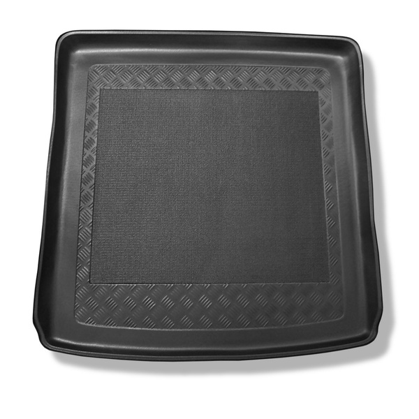 Bagagerumsmattor till Skoda Octavia IV Kombi (06.2020-....) - övre bagagerum; multifunktionellt golv i översta läget; även till Plug-in Hybrid version