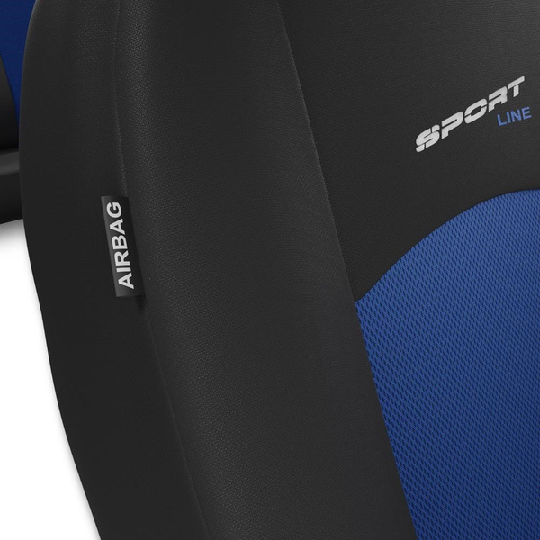 Universella sätesöverdrag till Opel Grandland X, I, II (2017-....) - blå