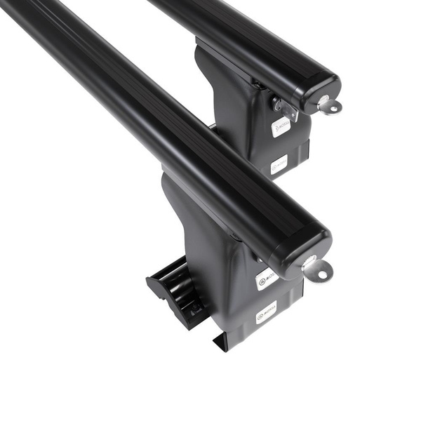 Taklasthållare till Seat Altea Minibuss (2004-2015) - svart takräcke - takhållare - utan fästelement - Aluminium