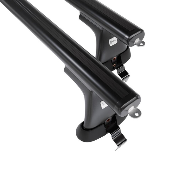 Taklasthållare till Renault Megane mk III Kombikupé (2008-2016) - svart takräcke - takhållare - utan fästelement - Aluminium