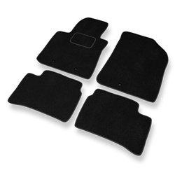 Velourmattor till Hyundai i10 II Kombikupé (2012-2019) - svarta