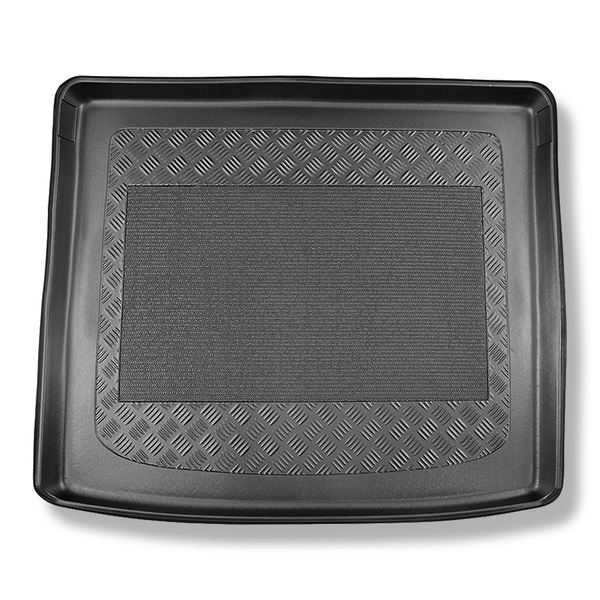 Bagagerumsmattor till Audi Q3 F3 SUV (08.2018-....) - övre bagagerum (jämn inlastningströskel); rörligt golv i översta läget; även till Quattro-version