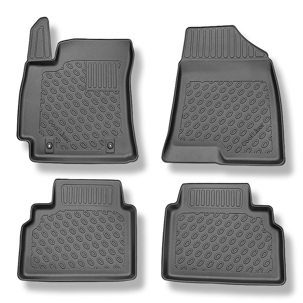 Tpe-mattor till Hyundai Kona II SUV (04.2023-....) - ej till elektrisk version; även med hybriddrift