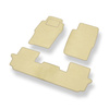 Velourmattor till Nissan Patrol GR SUV (1998-2010) 3 dörrar - beige