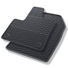 Gummimattor till bil Toyota Proace City Skåpbil (2019-....) - svart - 2 st.
