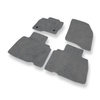 Velourmattor till Ford Edge SUV (2016-2020) - gråa