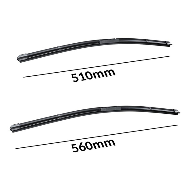 Vindrutetorkarblad till Peugeot 306 Kombikupé, Cabriolet, Sedan, SW (01.1993-10.2003) - platta torkarblad