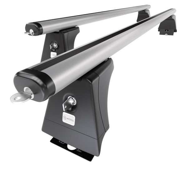 Taklasthållare till Iveco Daily V (long) Bus (2011-2014) - silver takräcke - takhållare -fästpunkter - Aluminium