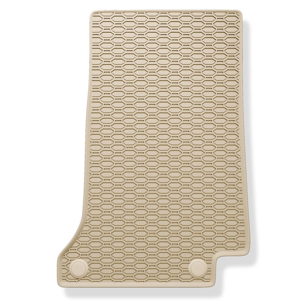 Gummimattor till bil Mercedes-Benz C-klass W205 Kombi, Limousine (2013-2021) - beige - 4 st.