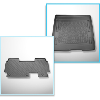 Sats bagagerumsmatta och bilmattor TPE PREMIUM måttillverkade till: Volkswagen I