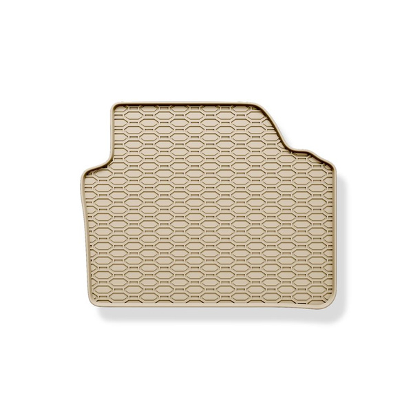 Gummimattor till bil BMW Serie 3 E90, E91 Limousine, Touring (2004-2013) - beige - 4 st.