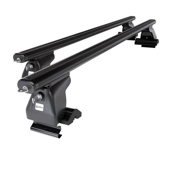 Taklasthållare till Daewoo Musso SUV (2000-2005) - svart takräcke - takhållare - utan fästelement - Aluminium