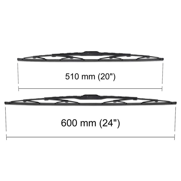 Vindrutetorkarblad till Toyota Sienna III Minibuss (01.2010-2020) - standard torkarblad