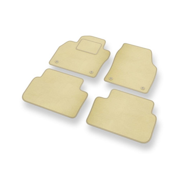 Velourmattor till Volkswagen Polo VI Kombikupé (2017-....) - beige