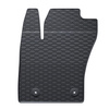 Gummimattor till bil Fiat Tipo Kombikupé, Kombi (2016-....) - svart - 4 st.