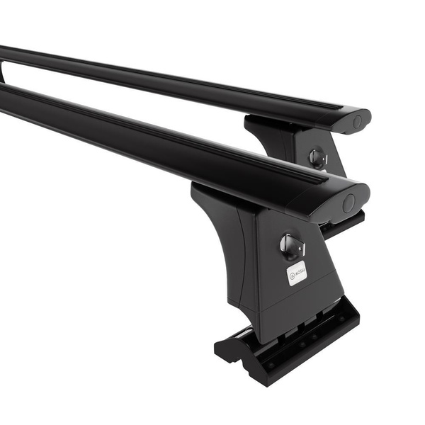 Taklasthållare till Peugeot 207 Kombikupé (2006-2012) - svart takräcke - takhållare - fästpunkter - Aluminium