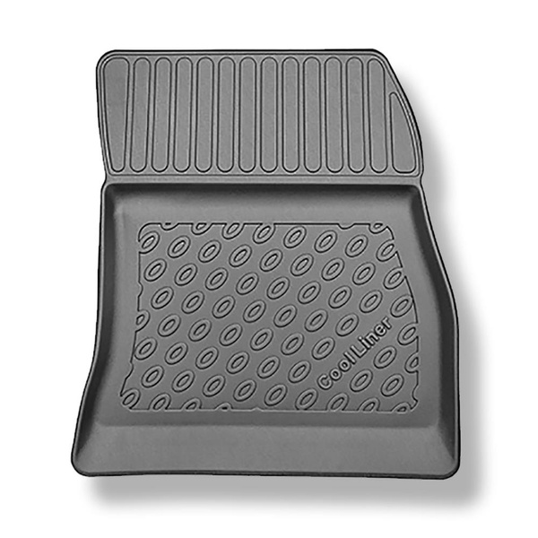 Sats bagagerumsmatta och bilmattor TPE PREMIUM måttillverkade till: Mercedes-Benz EQA H243 SUV (03.2021-....) - övre bagagerum; rörligt golv i översta läget