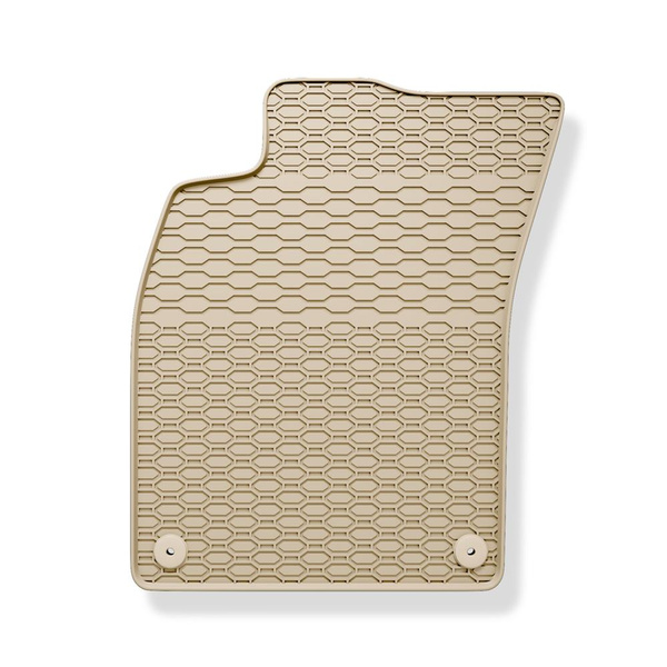 Gummimattor till bil Audi A4 B8 (2007-2015) - beige