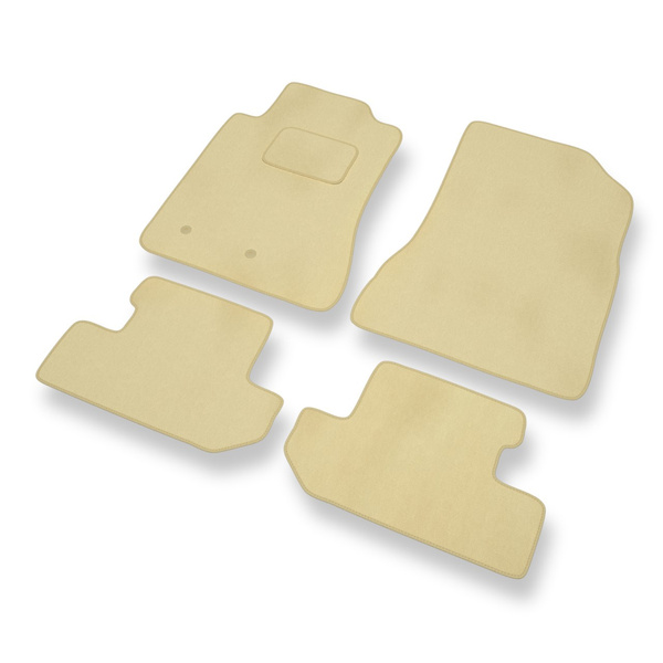 Velourmattor till Ford Mustang VI Coupé, Cabriolet (2014-2023) - beige
