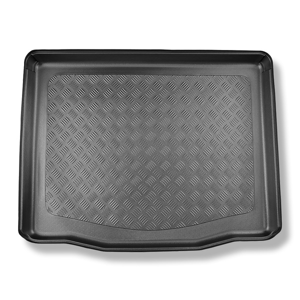 Bagagerumsmattor till Ford Explorer VI (electric) SUV (06.2024-....) - övre bagagerum; rörligt golv i översta läget