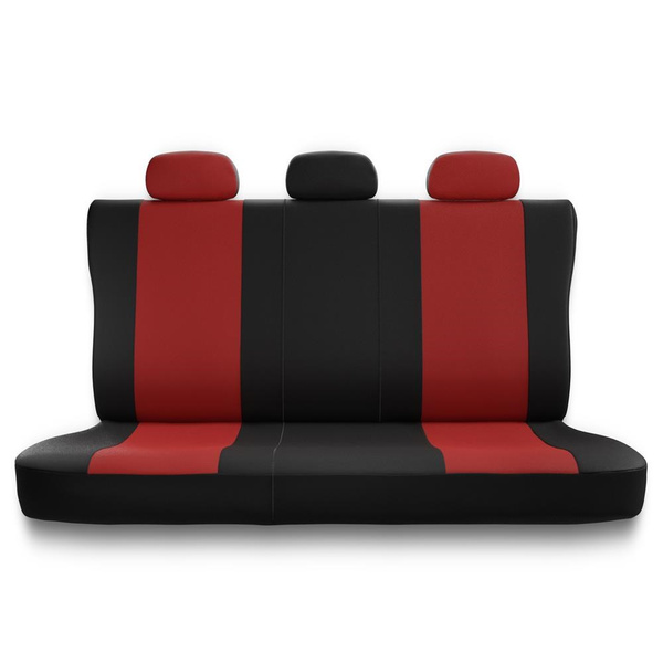 Universella sätesöverdrag till Seat Ibiza II, III, IV, V (1993-....) - röd