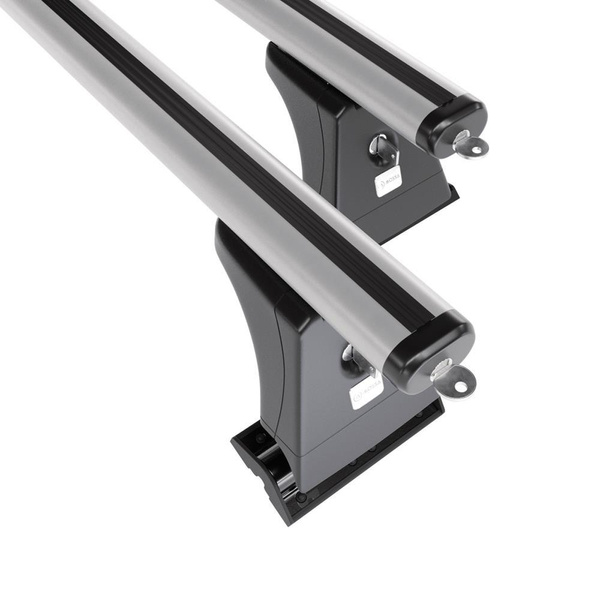 Taklasthållare till BMW Serie 3 G20 Limousine (2019-....) - silver takräcke - takhållare -fästpunkter - Aluminium