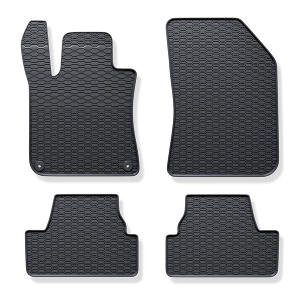Gummimattor till bil Peugeot 308 II Kombikupé (2013-2021) - svart - 4 st.