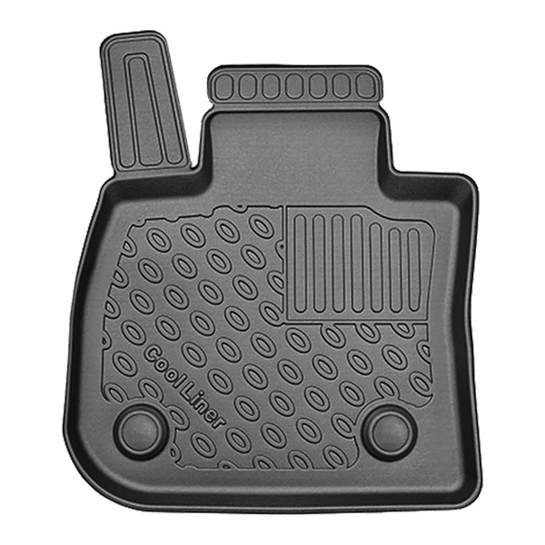 Sats bagagerumsmatta och bilmattor TPE PREMIUM måttillverkade till: BMW X1 F48, U11 SUV (10.2022-....) - baksäte permanent / ej flyttbart; ej till el- och hybridversion