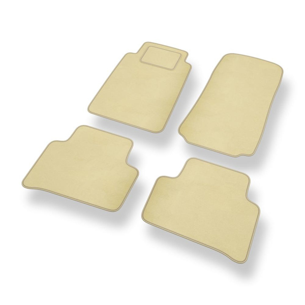 Velourmattor till Mercedes-Benz C klasa W202 Kombi, Sedan (1997-2003) - beige
