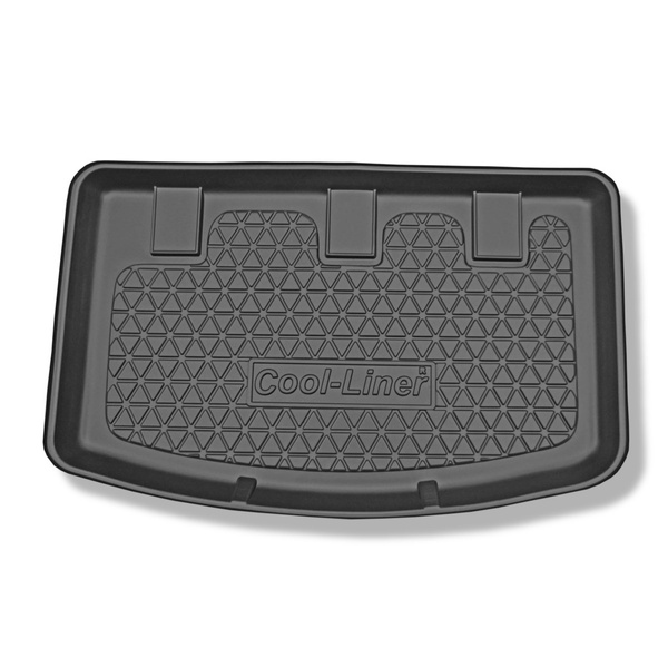 Bagagerumsmattor till Kia Rio III UB Kombikupé (08.2011-01.2017) - övre bagagerum; XL med fack