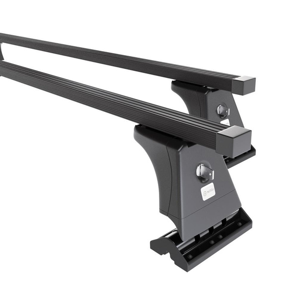 Taklasthållare till Volkswagen Caravelle T6 Skåpbil (2015-2021) - svart takräcke - takhållare - fästpunkter - Stål