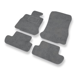 Velourmattor till BMW Serie 6 M6 F13 Coupé (2012-2018) - gråa