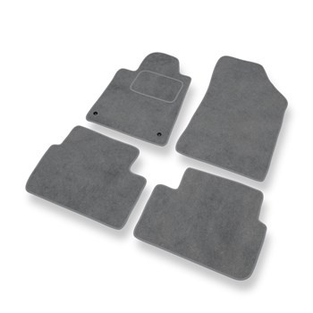 Velourmattor till Peugeot 407 Coupé, Sedan, SW (2004-2011) - gråa