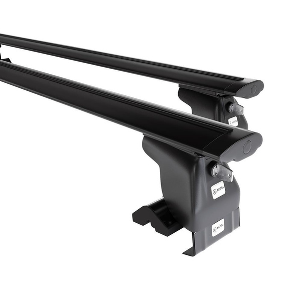 Taklasthållare till Honda Accord mk VII Tourer (2003-2007) - svart takräcke - takhållare - utan fästelement - Aluminium