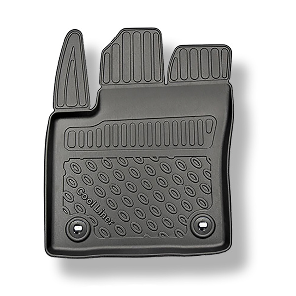 Sats bagagerumsmatta och bilmattor TPE PREMIUM måttillverkade till: Toyota C-HR SUV (01.2017-12.2023) - med / utan subwoofer; möjlighet att skära bort höger kant; även till hybrid; ej till 2.0 Hybrid Dynamic Force version