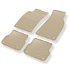 Gummimattor till bil Audi A6 C6 Avant, Limousine (2004-2011) - beige - 4 st.