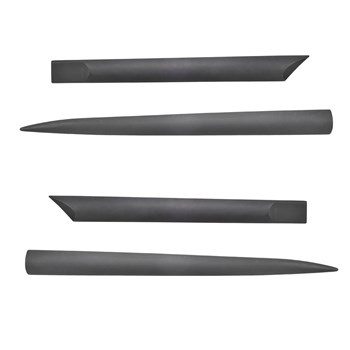 Svarta sidolister till bil Nissan Note II Kombikupé (2013-....)