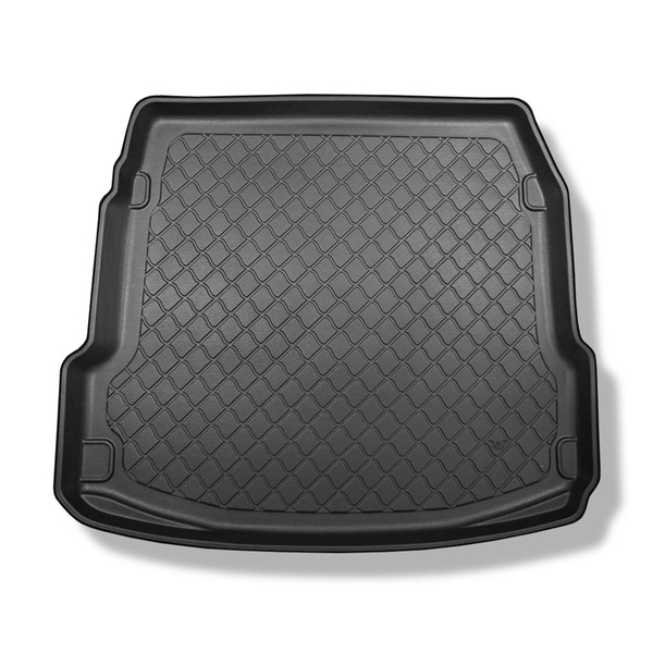 Bagagerumsmattor till Audi A8 D4 Limousine (10.2013-10.2017) - standard och lång version; med reservhjul = platt bagagerum; även till Quattro-version